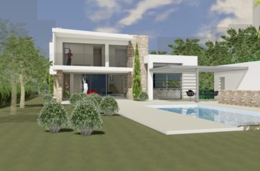 Villa intimiste - les issambres - joel lecouturier architecte